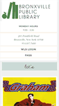 Mobile Screenshot of bronxvillelibrary.org